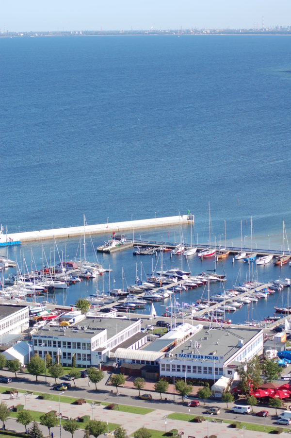 widok na Marinę Gdynia
